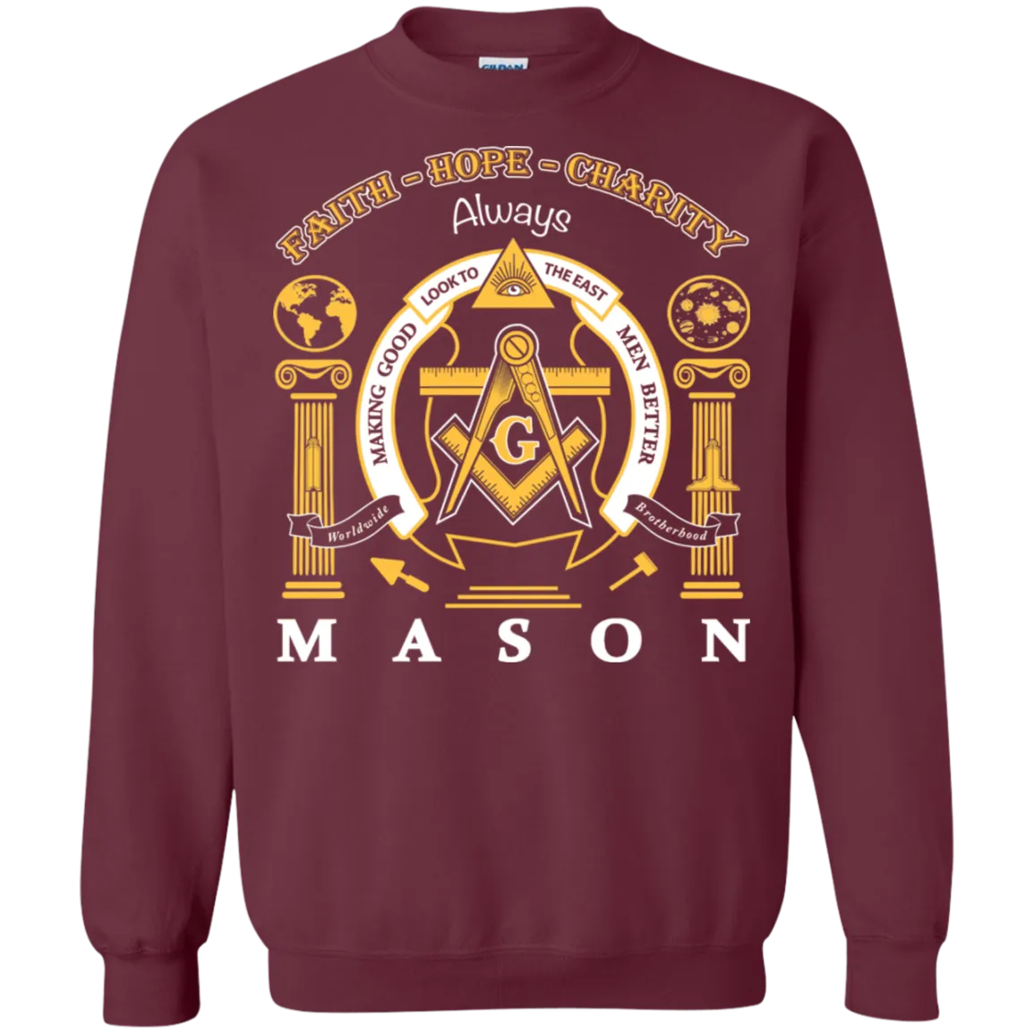 Making Good Men Better Freemason Square & Compass Symbol