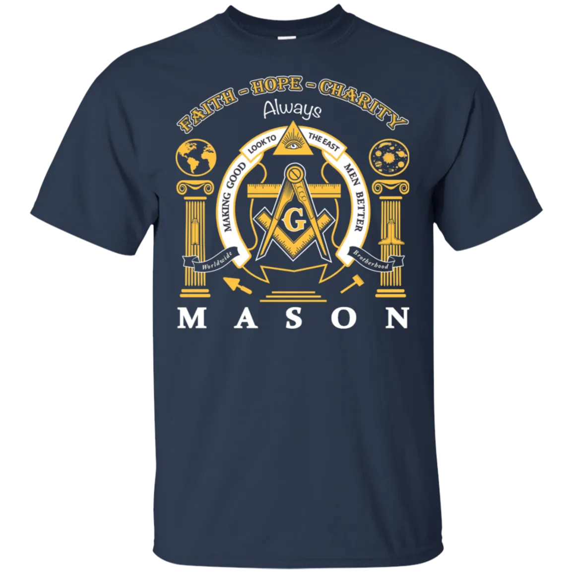 Making Good Men Better Freemason Square & Compass Symbol