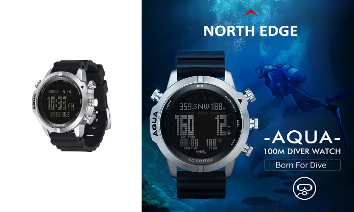 Men Sports Digital Analog Watch