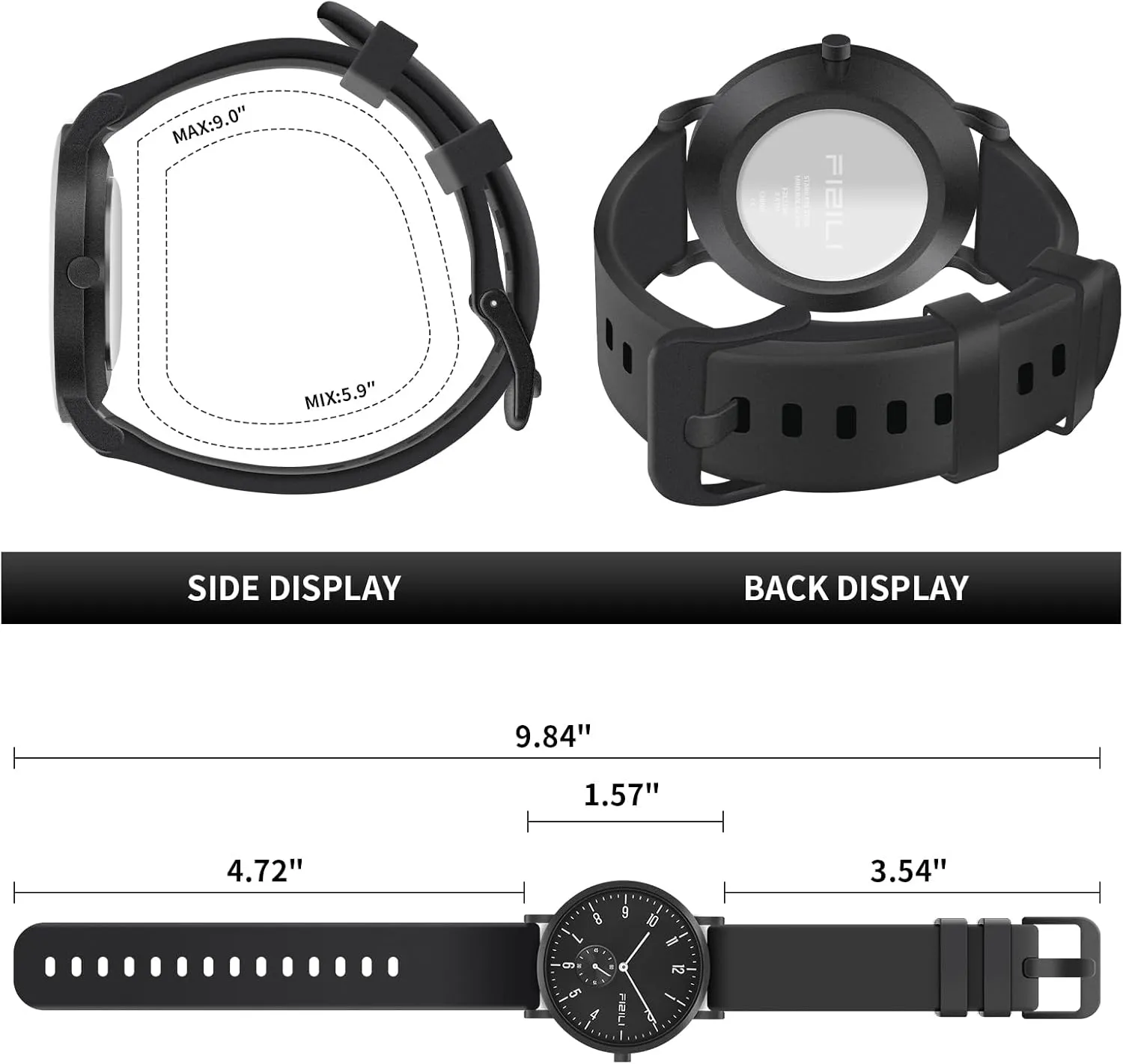 Mens Watches Minimalist Ultra Thin Waterproof Fashion Dressy Wrist Watch for Men Business Casual Luxury Quartz Analog Watch