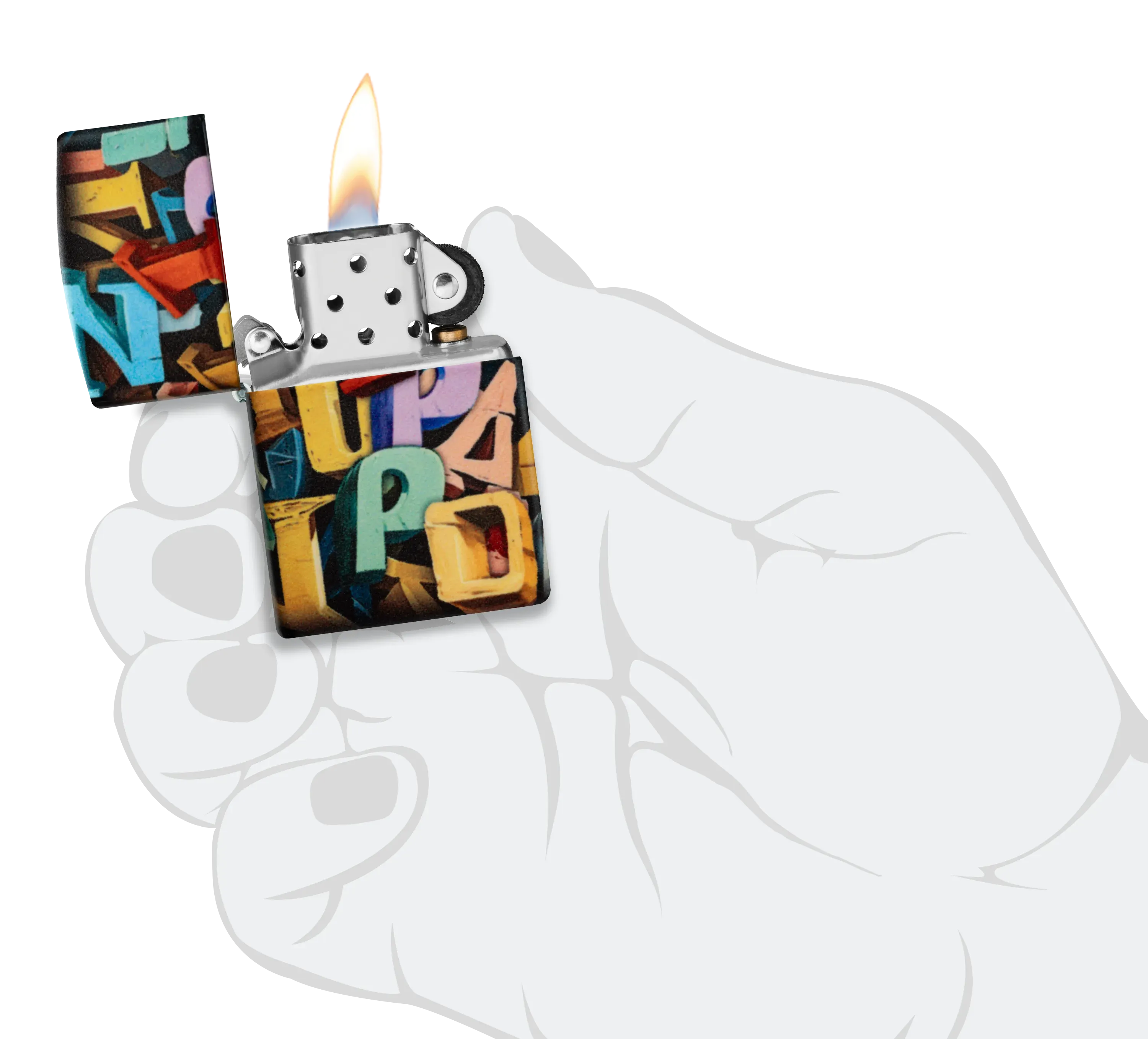 Modèle Lettres abstraites