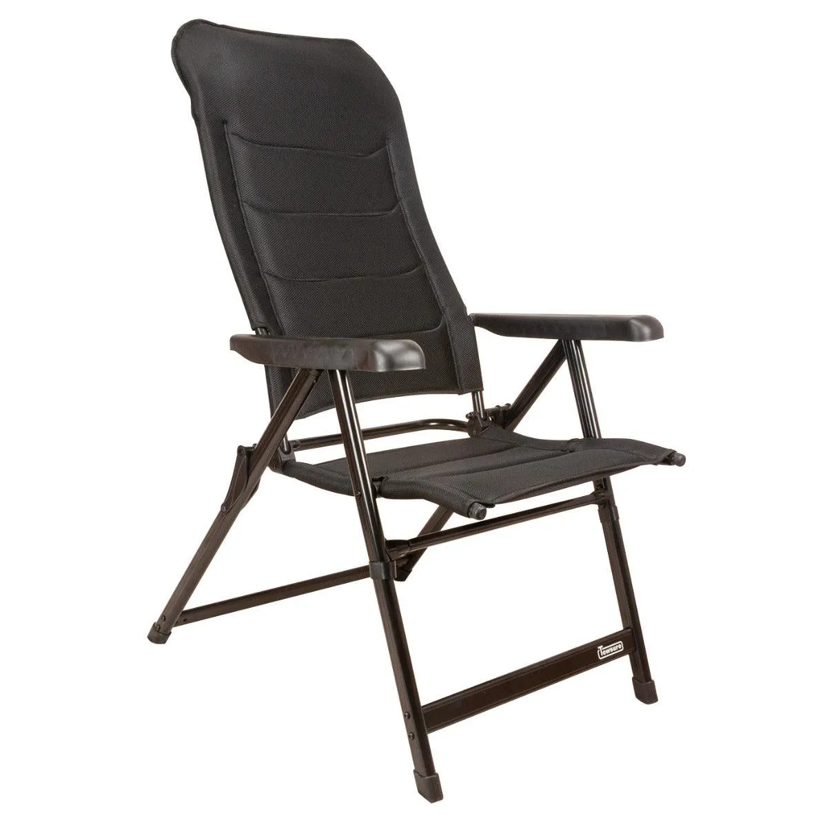 Monaco Reclining Padded High Back Camping Chair - Aluminium Frame
