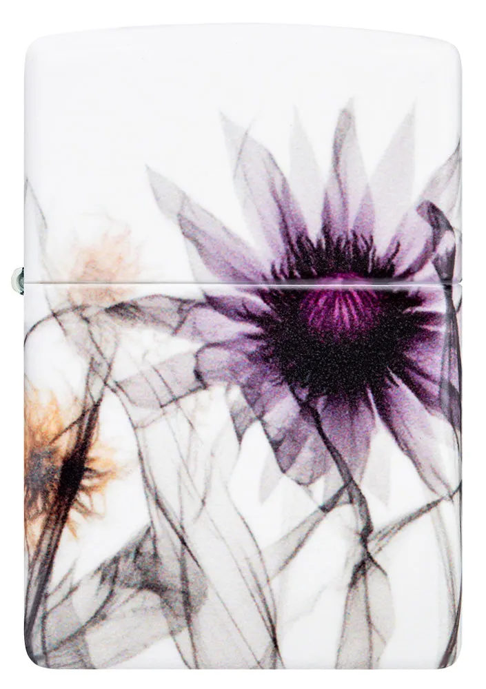 Motif Fleurs aux rayons X