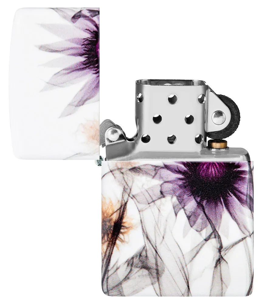 Motif Fleurs aux rayons X