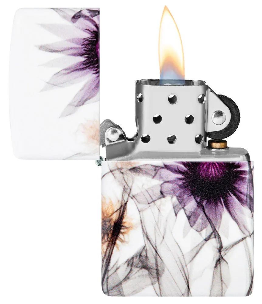 Motif Fleurs aux rayons X