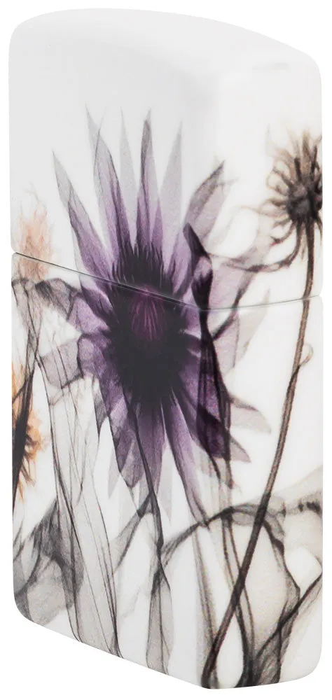 Motif Fleurs aux rayons X