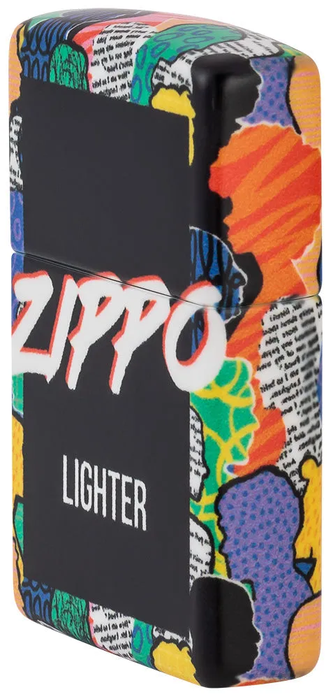 Motif Foule Zippo