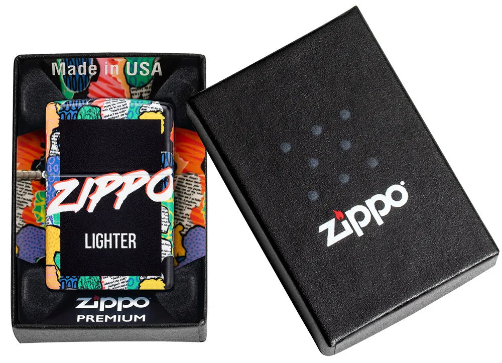Motif Foule Zippo