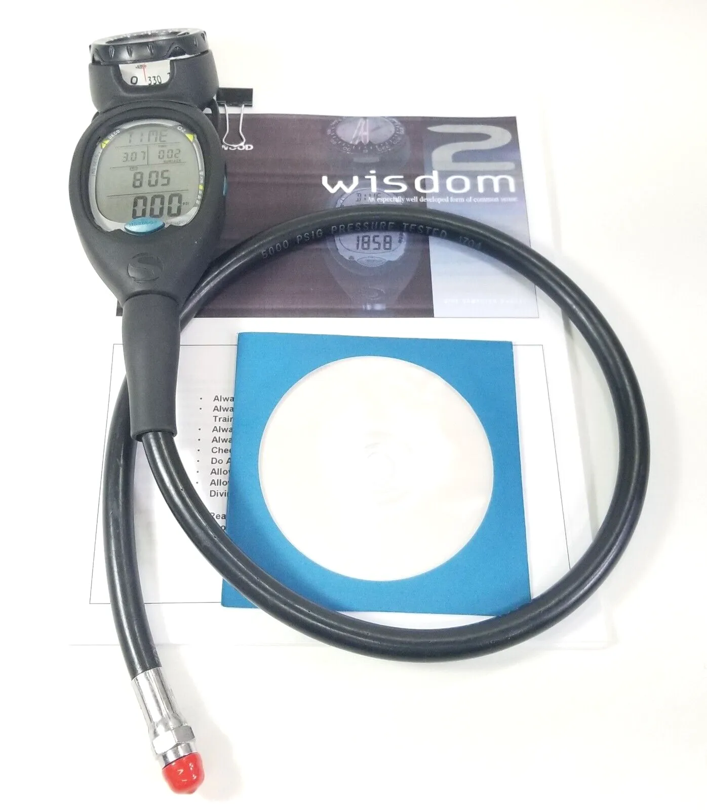NEW Sherwood WISDOM 2 Air Integrated Scuba Dive Air & Nitrox Computer   Compass