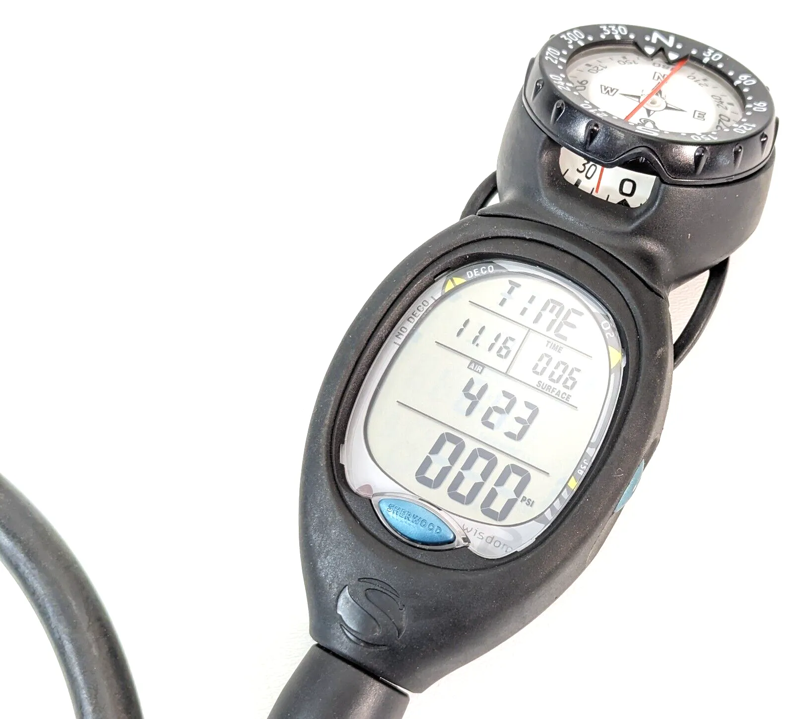 NEW Sherwood WISDOM 2 Air Integrated Scuba Dive Air & Nitrox Computer   Compass