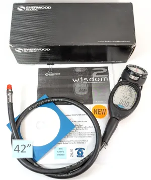 NEW Sherwood WISDOM 2 Air Integrated Scuba Dive Air & Nitrox Computer   Compass