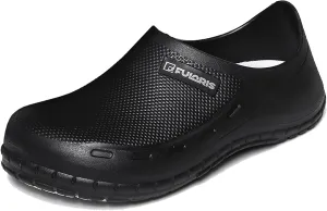 Non Slip Shoes for Men - Oil Water Resistant Chef Nursing Doctors Shoes Suitable for Kitchen Restaurant Garden Hospital Slip Resistant Safty Working Clogs