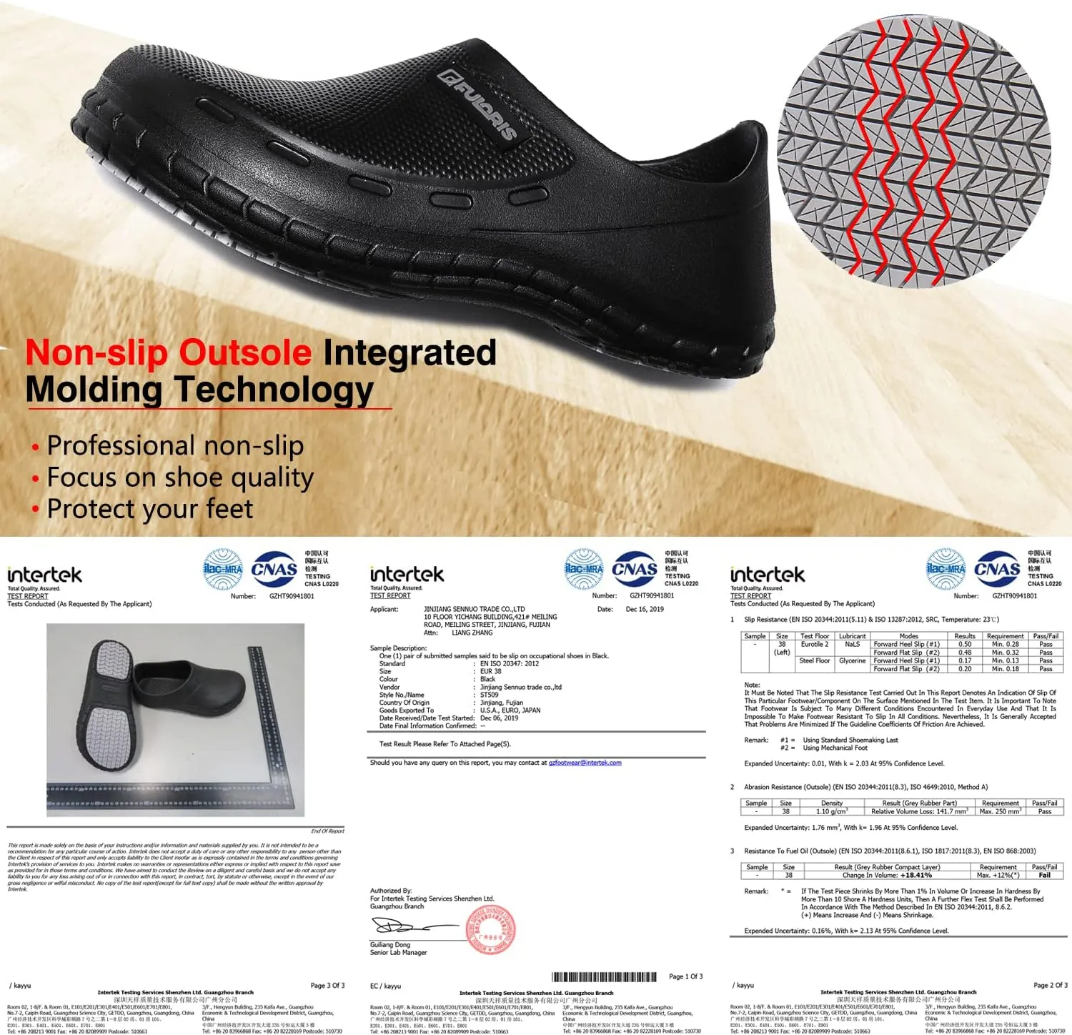 Non Slip Shoes for Men - Oil Water Resistant Chef Nursing Doctors Shoes Suitable for Kitchen Restaurant Garden Hospital Slip Resistant Safty Working Clogs