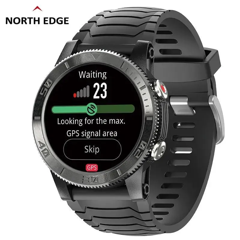 NORTH EDGE Men Digital Watch GPS Compass Smartwatch