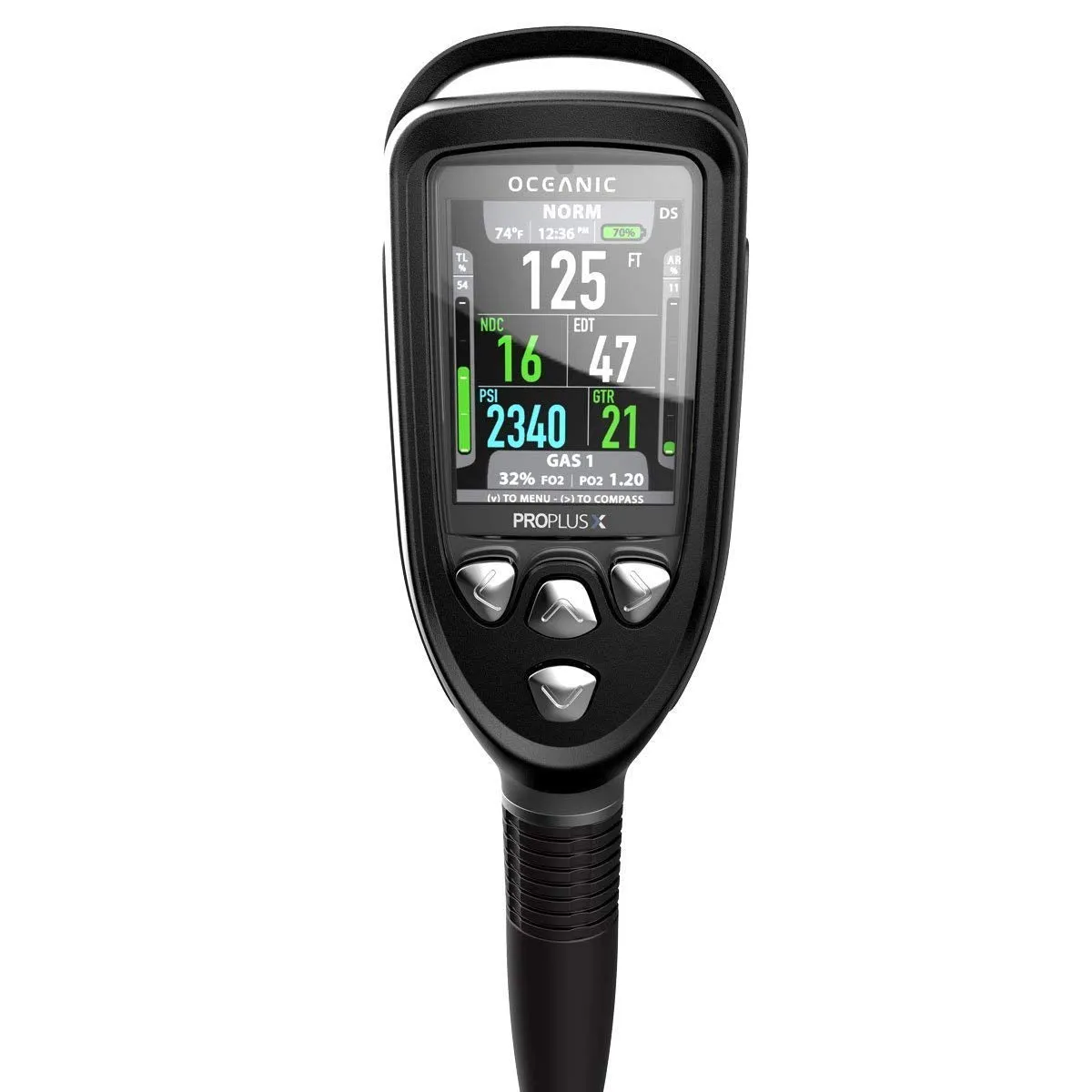Oceanic Pro Plus X Dive Computer with QD Hose