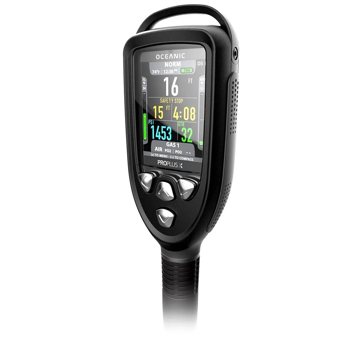 Oceanic Pro Plus X Dive Computer with QD Hose