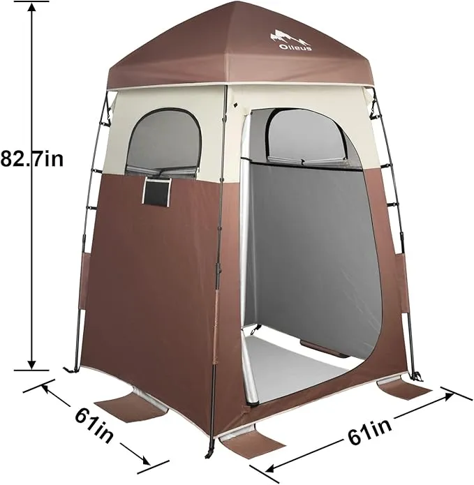 Oileus Pop Up Privacy Tent Portable Shower Tent Beach Changing Room Privacy Tent Camp Toilet Instant Privacy Shelters - Camping Beach Hiking Fishing