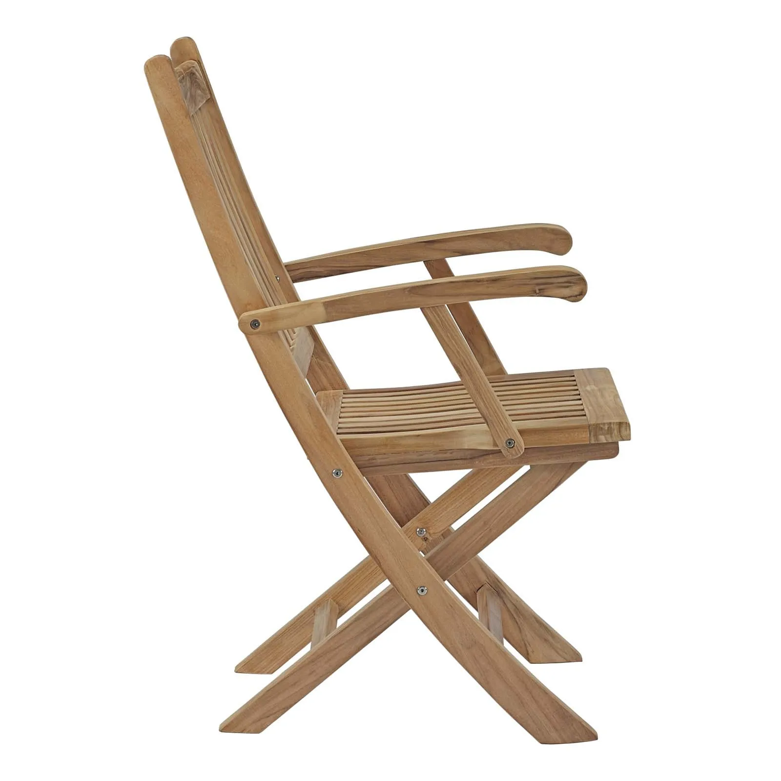 One Marina Outdoor Patio Teak Folding Chair