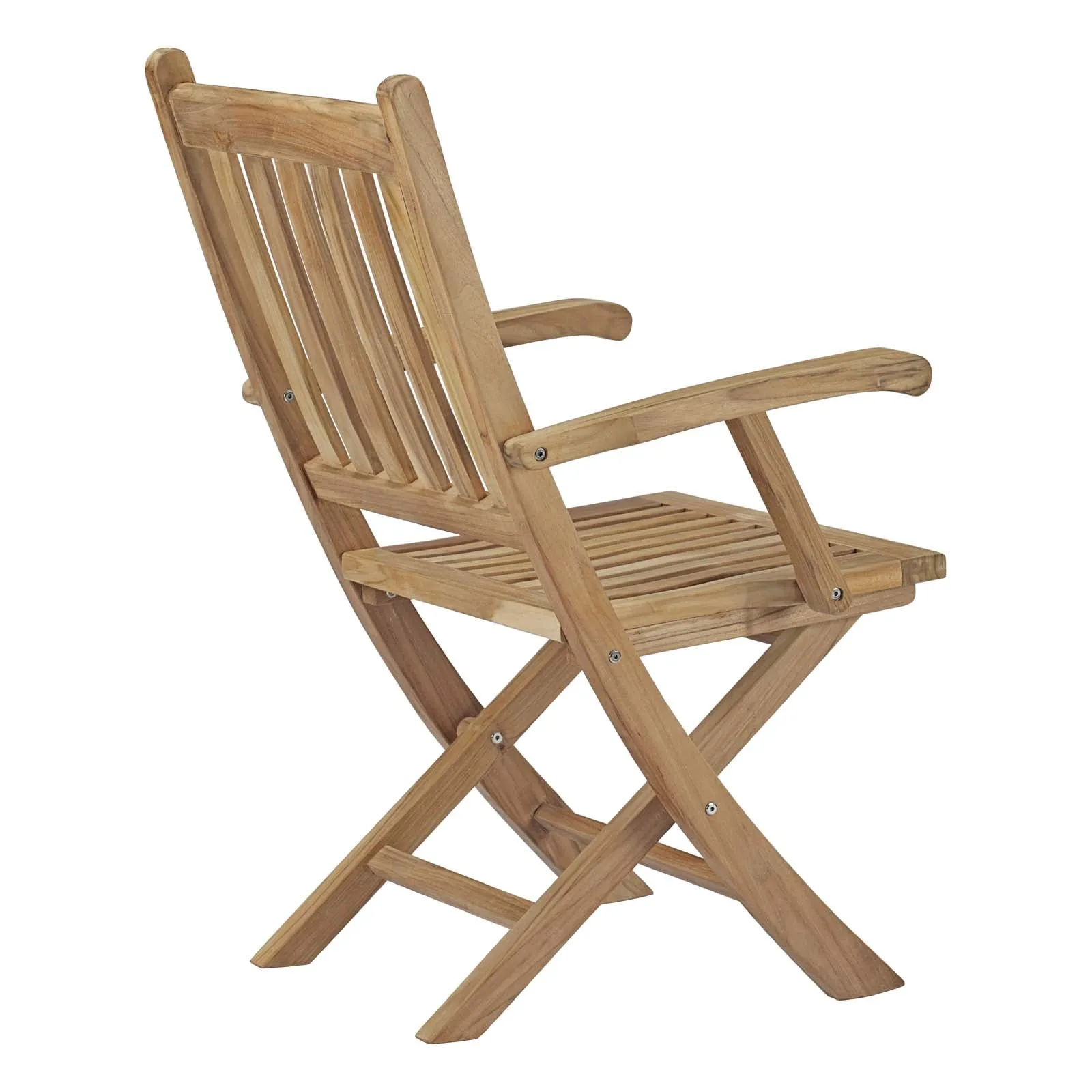 One Marina Outdoor Patio Teak Folding Chair
