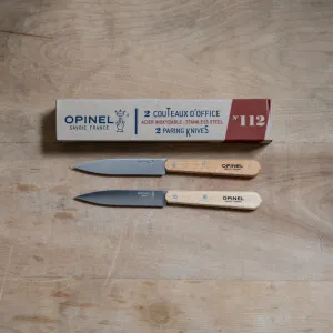 Opinel Paring Knives No.112 Box of 2