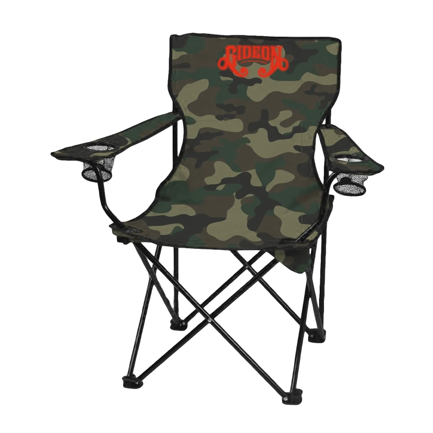 Orange Logo • Camo • Folding Chair
