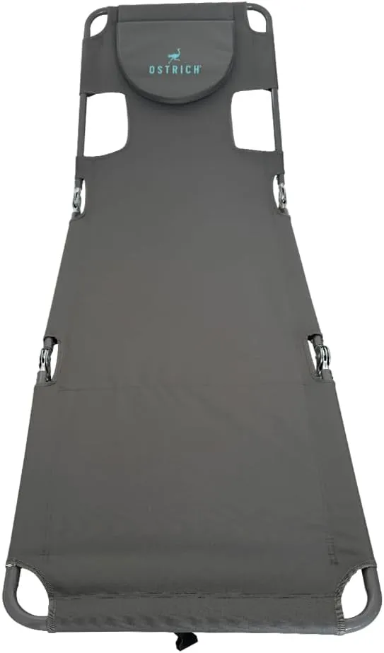Ostrich Chair Backpack Chaise Chair, Gray