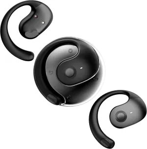 Out of Ear Open Ear Headphones Outside The Ear Wireless Ear Hanging Bluetooth Headset Ows Over The Ear Open Ear Buds Earbuds Outside The Ear Headphones Bone Air Conduction Earbuds Black