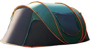 Outdoor Camping Tent Pop-up Tent, Suitable for 3-4 People 3 in 1 Waterproof and Protection Large Family Camping Tent, Outdoor Awning