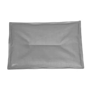 Outdoor chair cushion steel grey
