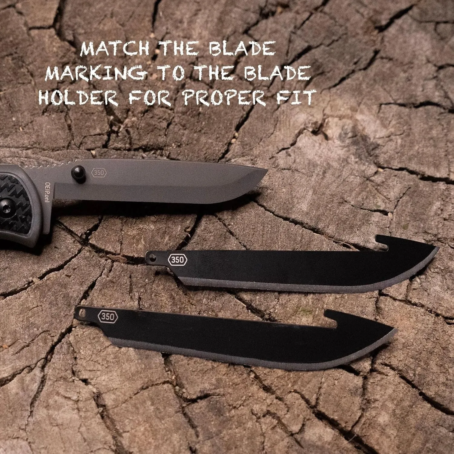 OUTDOOR EDGE 3.5" RazorLite EDC Pocket Knife (Obsidian Black), with Replaceable Blades and Clip, Perfect Carry Knive for Camping, Hunting and Survival, Includes 12 Black Steel Drop Point Blades