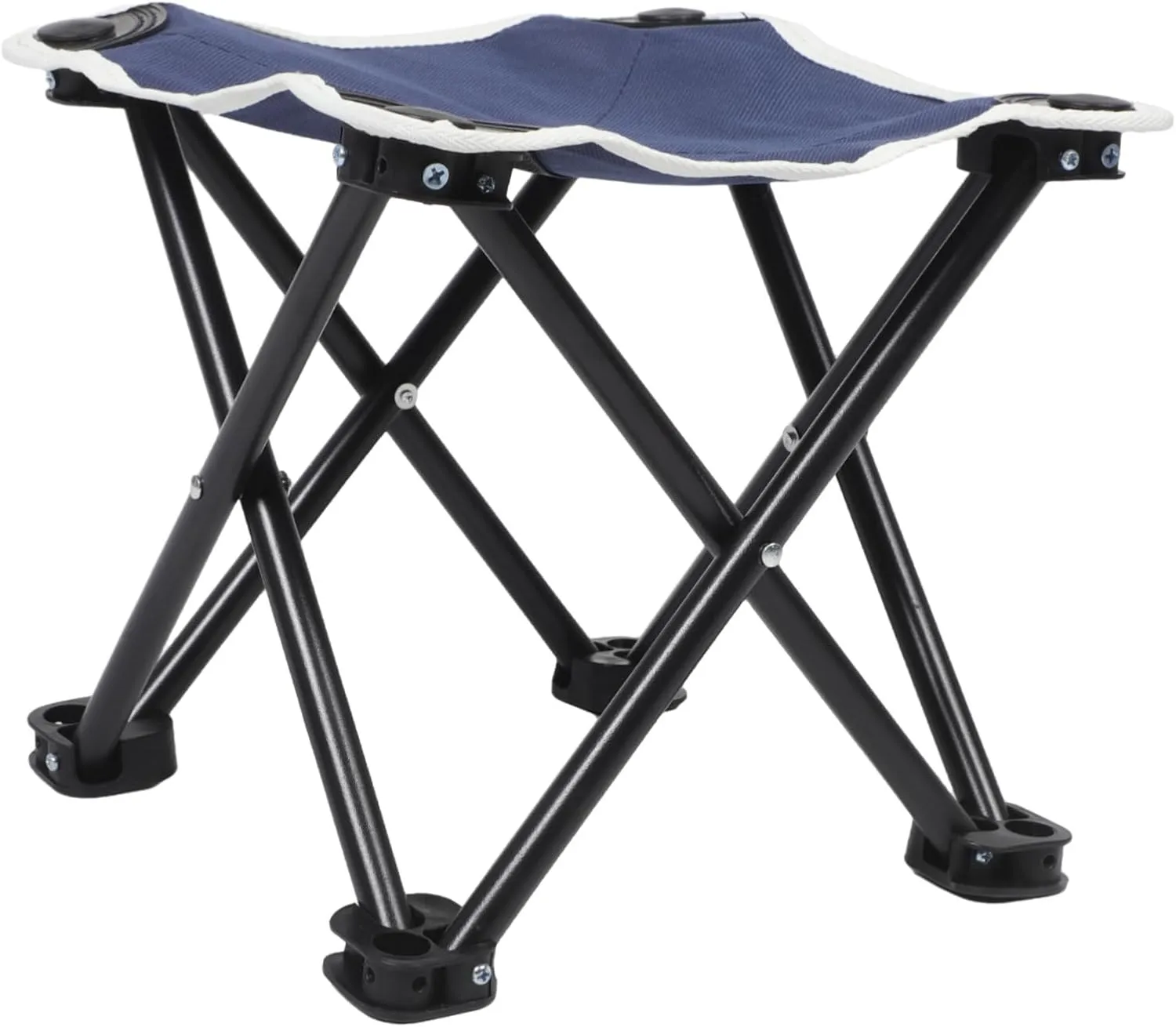 Outdoor Folding Stool for Fishing and Hiking Lightweight Frame Durable Oxford Portable Camp Chair for Travel and Outdoor Activities Comfortable and Stable Design