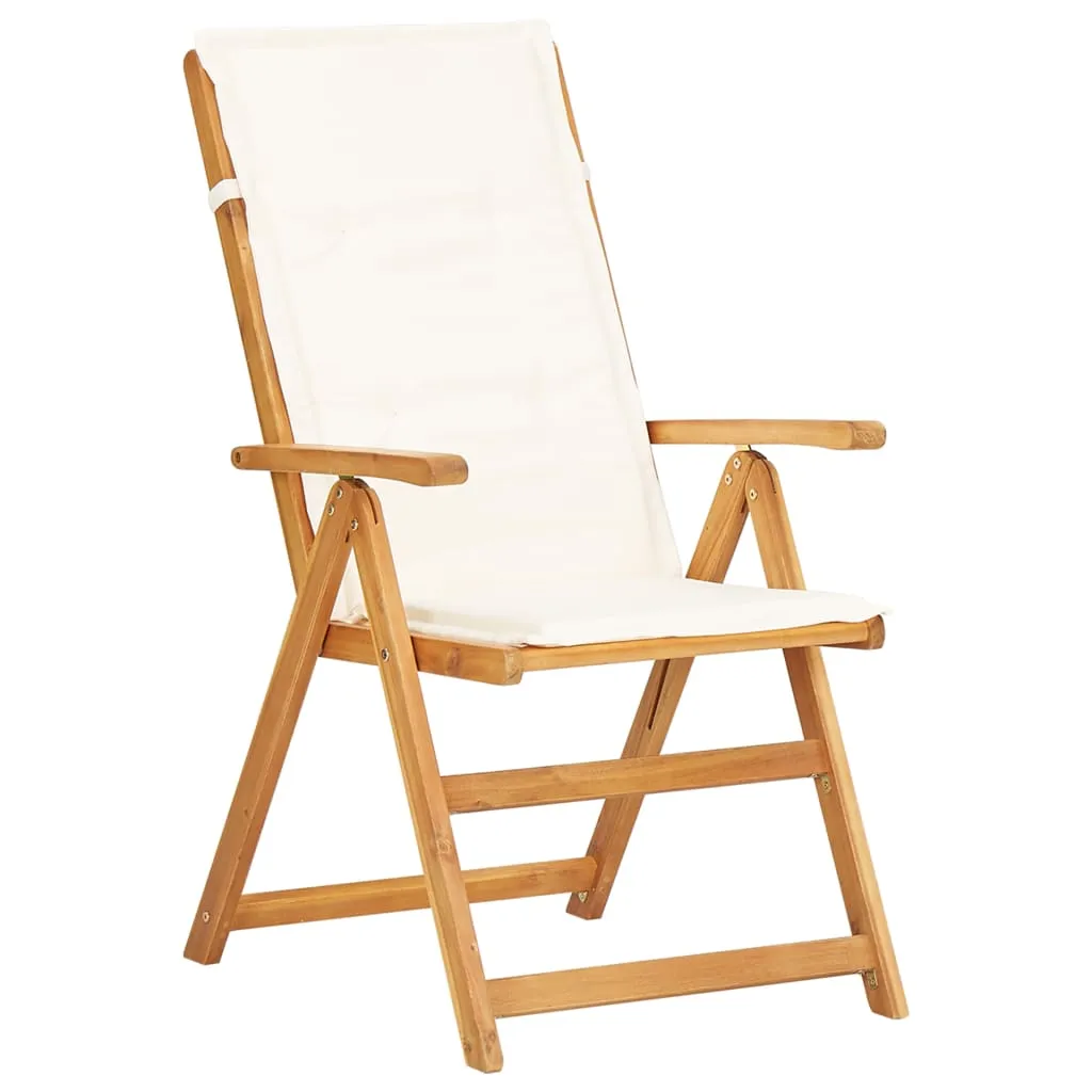 Outdoor Recliner Chairs 2 Pcs Patio Reclining Chair Solid Wood Acacia