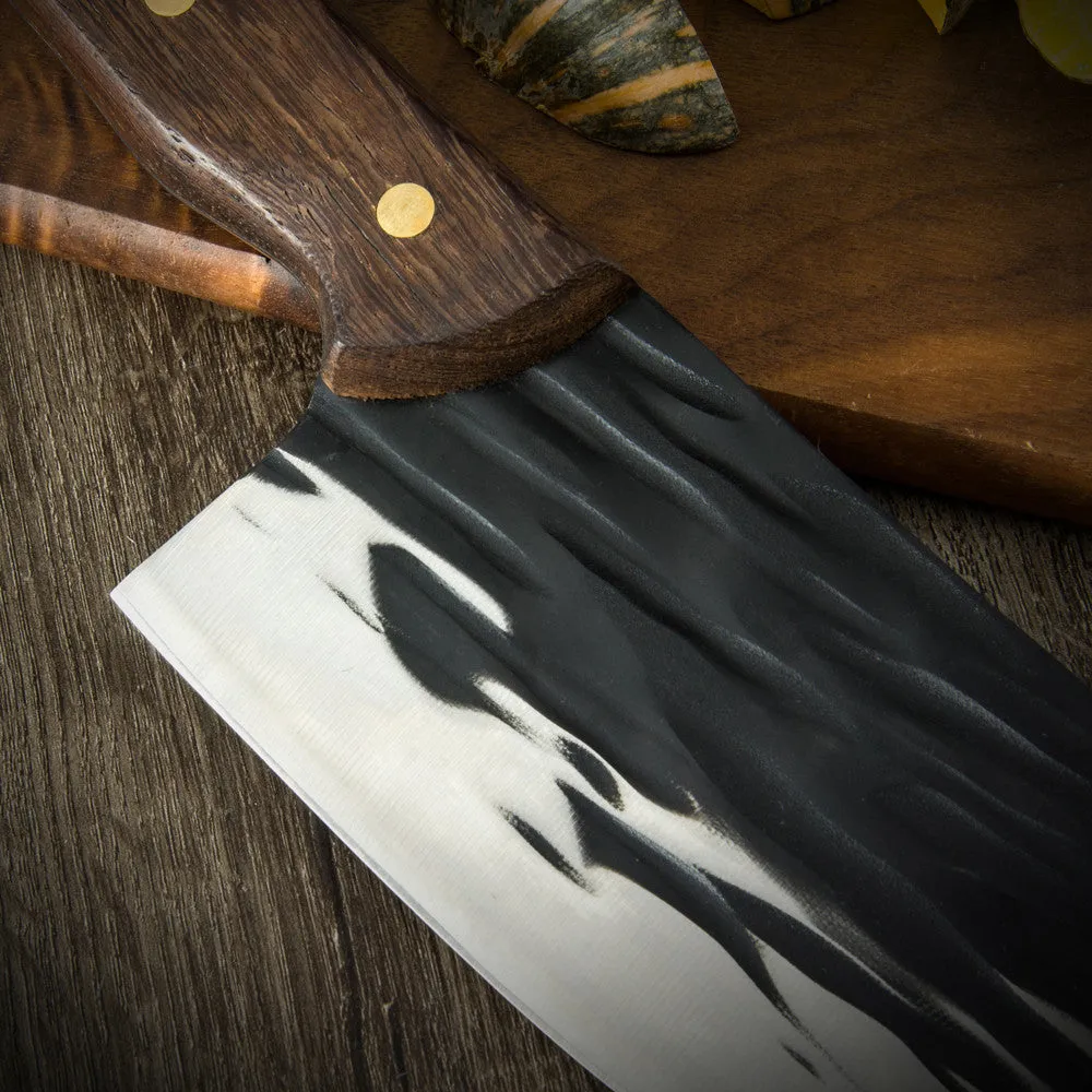 Outdoor Survival Stainless Steel Butcher Knife