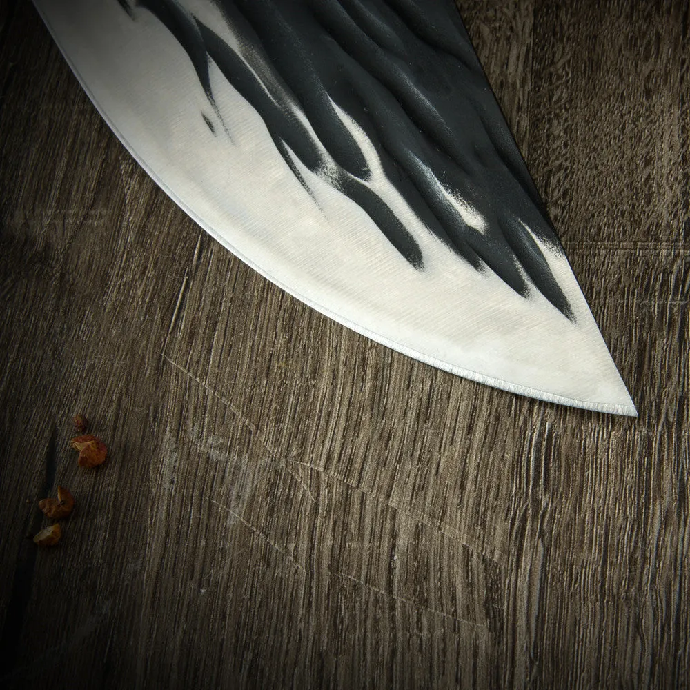 Outdoor Survival Stainless Steel Butcher Knife