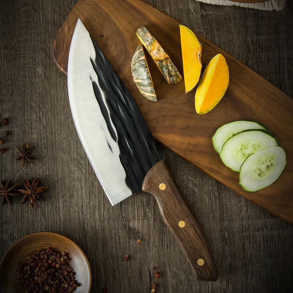Outdoor Survival Stainless Steel Butcher Knife