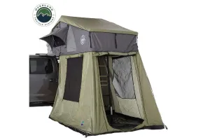 Overland Vehicle Systems Nomadic 3 Roof Top Tent Annex, Green Base With Black Floor and Travel Cover
