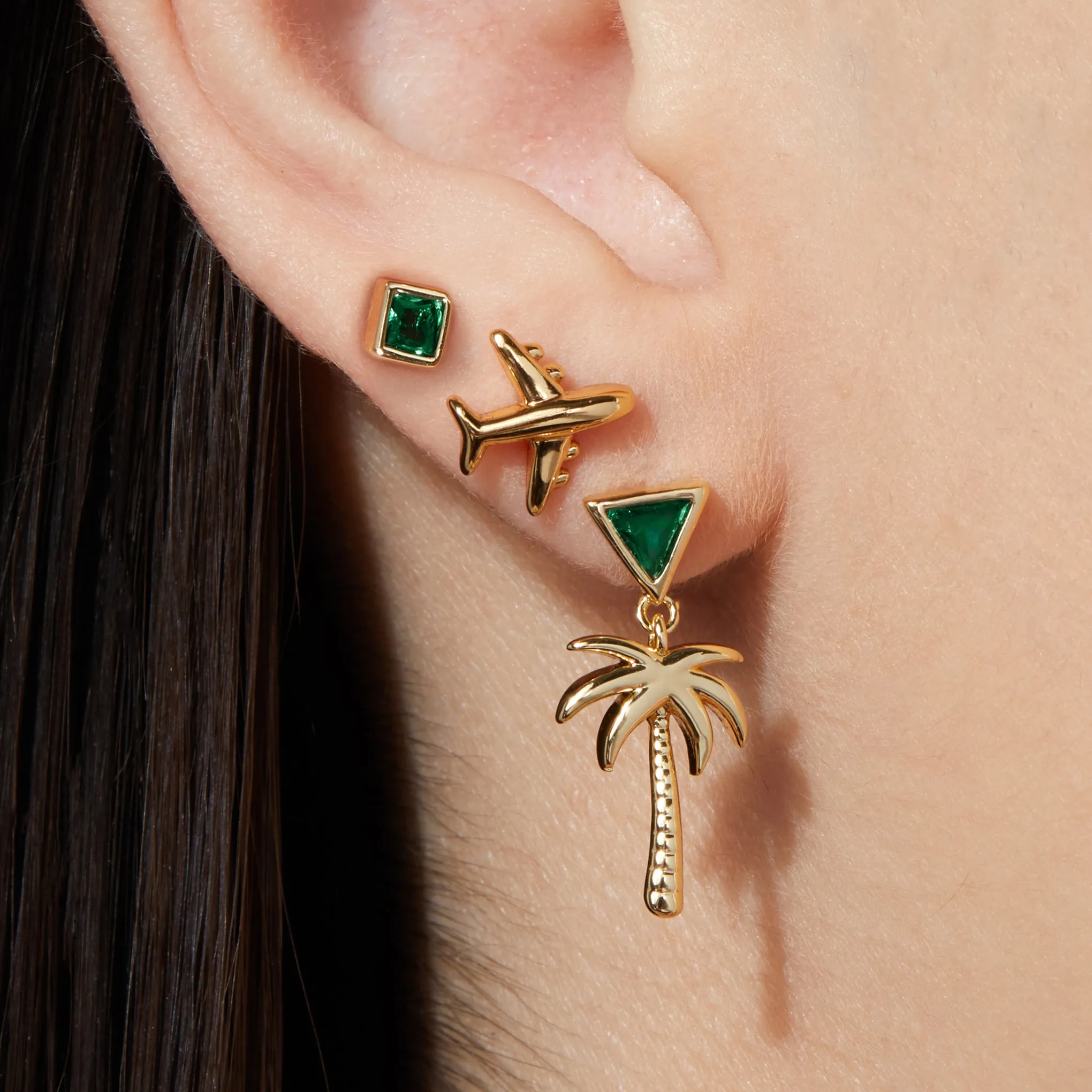 Palm Tree Earrings