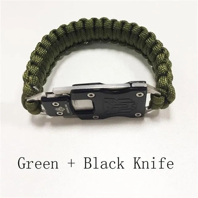 Paracord Survival knife  Bracelet