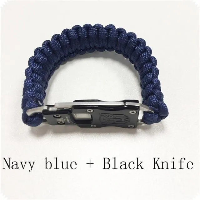 Paracord Survival knife  Bracelet