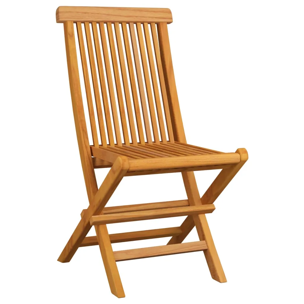 Patio Folding Chairs Outdoor Garden Camping Lawn Chair Solid Wood Teak