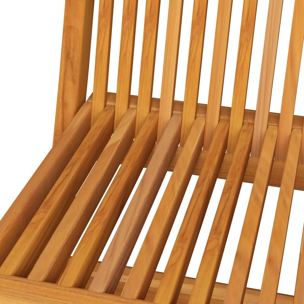 Patio Folding Chairs Outdoor Garden Camping Lawn Chair Solid Wood Teak