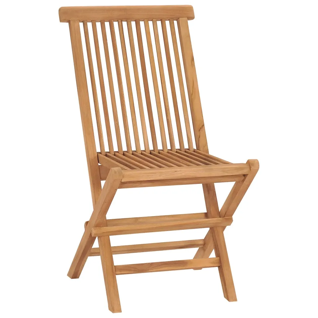 Patio Folding Chairs Outdoor Garden Camping Lawn Chair Solid Wood Teak