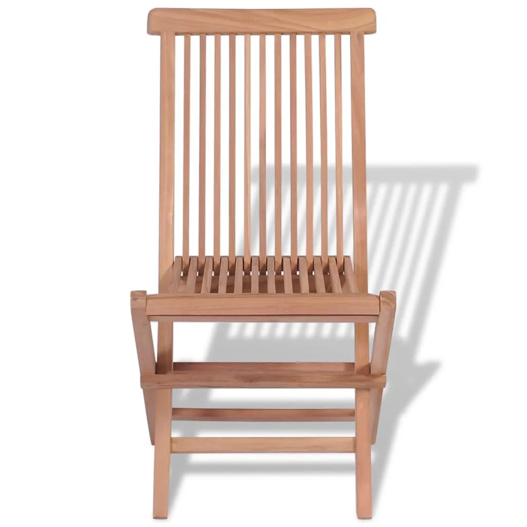 Patio Folding Chairs Outdoor Garden Camping Lawn Chair Solid Wood Teak