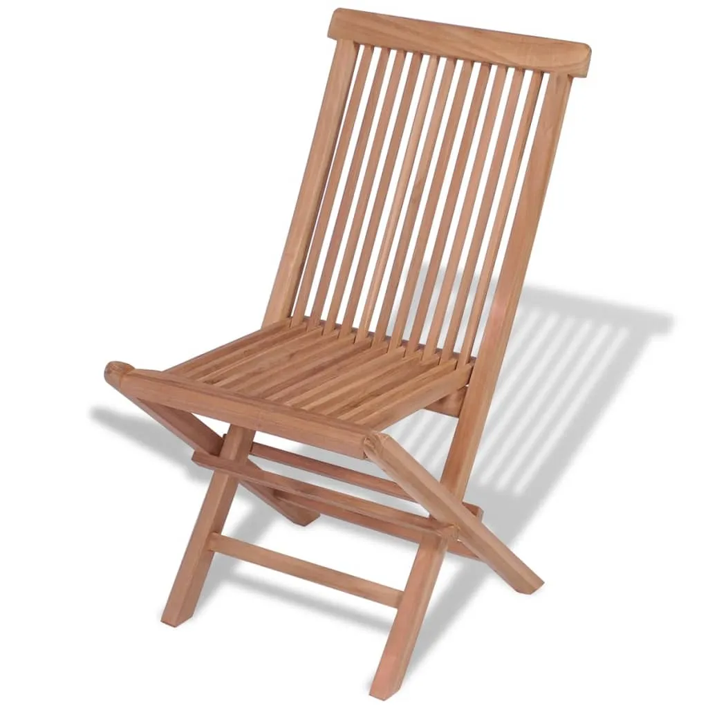 Patio Folding Chairs Outdoor Garden Camping Lawn Chair Solid Wood Teak