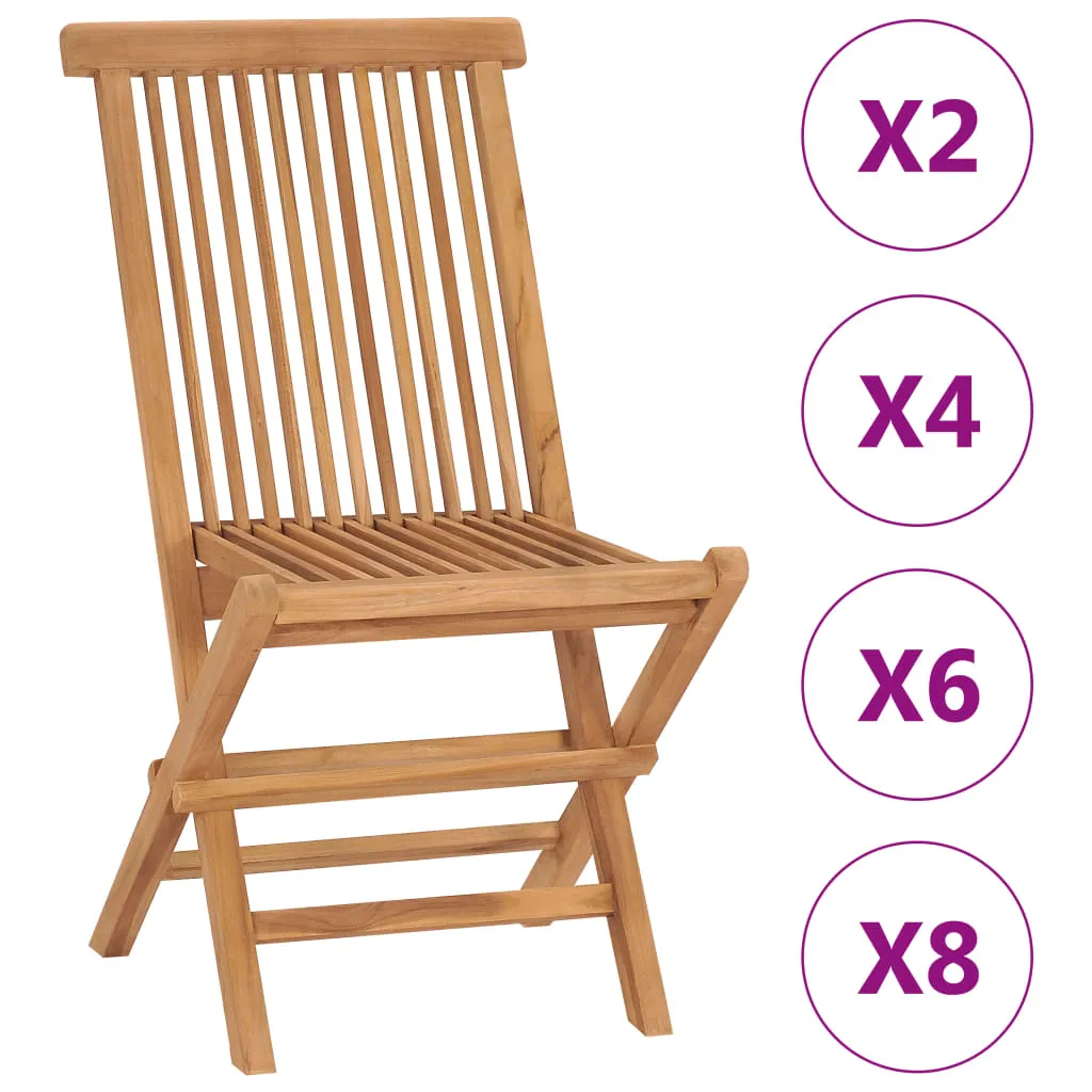 Patio Folding Chairs Outdoor Garden Camping Lawn Chair Solid Wood Teak
