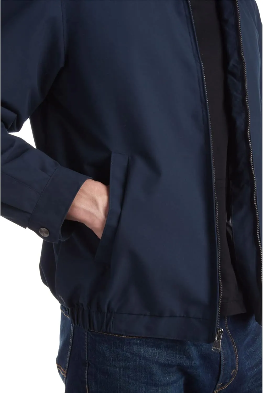 Perry Ellis Golf Jacket – Microfiber Lightweight Jacket Waterproof Full Zip Golf Windbreaker For Men (Sizes S–3XL)