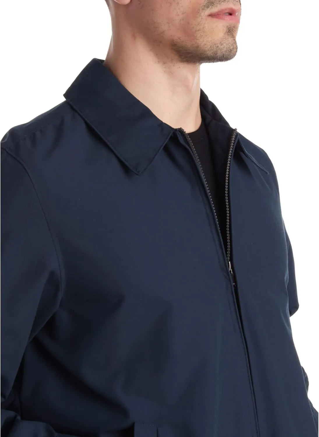 Perry Ellis Golf Jacket – Microfiber Lightweight Jacket Waterproof Full Zip Golf Windbreaker For Men (Sizes S–3XL)