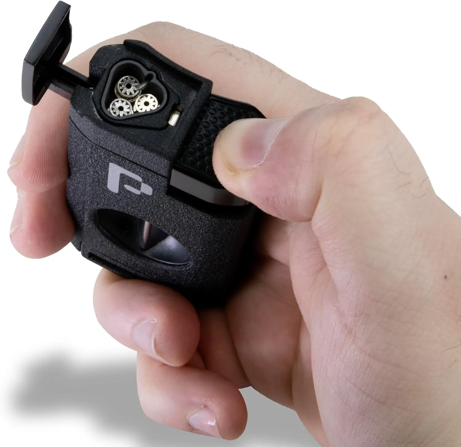 Pocket Lighter for Cigars - 3 Torches with V Cutter by Pixel Cartel - Black - Ideal for Cigar Lovers, No Combustible Included