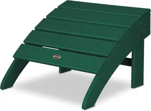 POLYWOOD® Palm Coast Ottoman, Green