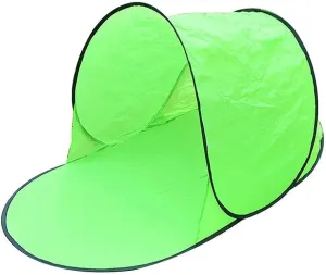 Pop Up Beach Tent - Lightweight Sun Shelter with Protection for Baby, Portable for Beach, Camping & Garden (Green)
